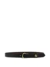 Fendi Pin Buckle Leather Reversible Belt Accessories In Black