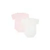Fendi Pink Babygrow Set For Baby Girl With Logo In Pink