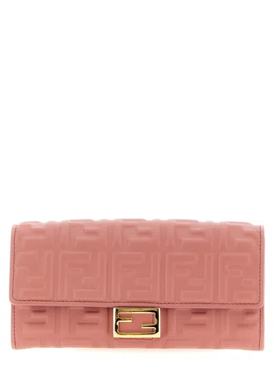 Fendi Pink Baguette Clutch