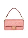 Fendi Baguette Medium Shoulder Bag In Pink