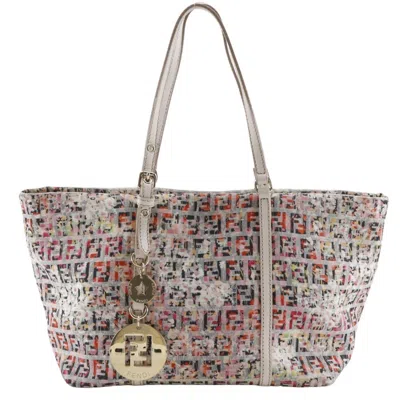 Pre-owned Fendi Pink Canvas Tote Bag ()