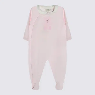 Fendi Babies' Pink Cotton Jumpsuit