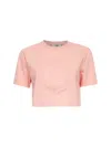 Fendi Women Pink Cotton T-shirt In Pink