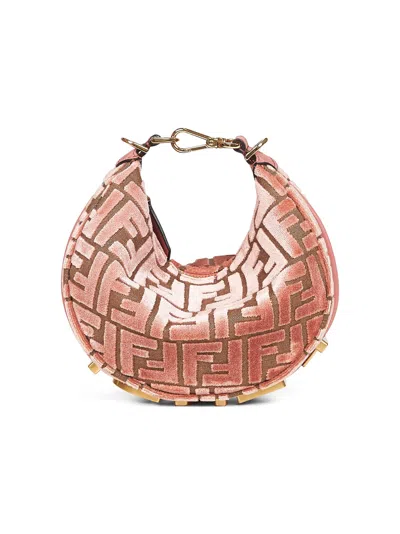 FENDI PINK FENDIGRAPHY MINI MINIBAG