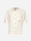 Fendi Short Sleeve Silk Shirt
