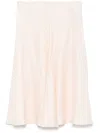 Fendi Woman Midi Skirt Light Pink Size 6 Silk In Neutral