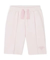 Fendi Pink Fleece Baby Trousers In Pink