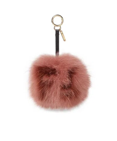 Fendi Pink Fox Fur Charm
