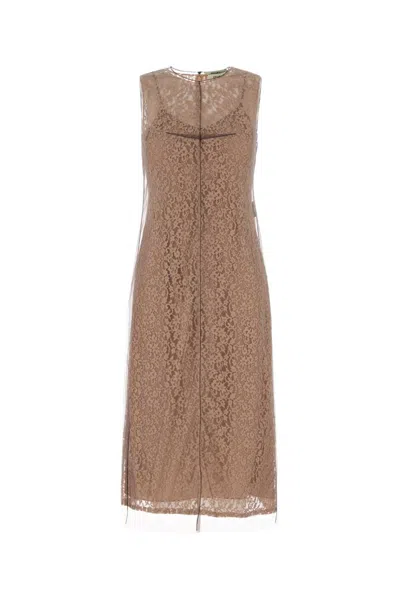 FENDI PINK LACE DRESS