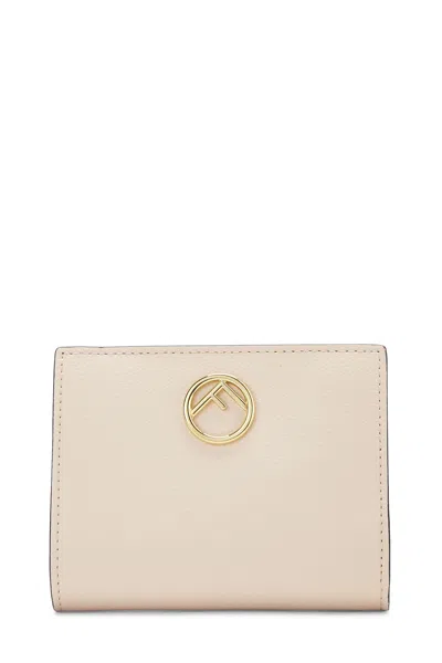 Pre-owned Fendi Pink Leather Bifold Wallet 