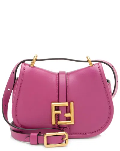 Fendi Pink Leather C'mon Nano Shoulder Bag (authentic Pre-loved)