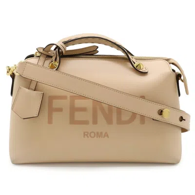 Pre-owned Fendi Pink Leather Handbag Shoulder Bag ()