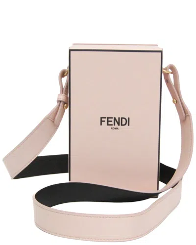 Pre-owned Fendi Pink Leather Shoulder Bag (authentic Pre-loved)