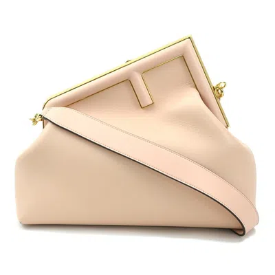 Pre-owned Fendi Pink Leather Shoulder Bag ()