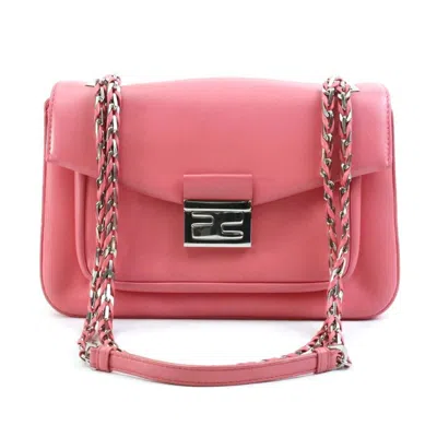 Pre-owned Fendi Pink Leather Shoulder Bag ()