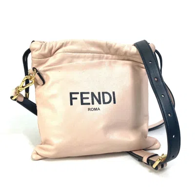 Pre-owned Fendi Pink Leather Shoulder Bag ()