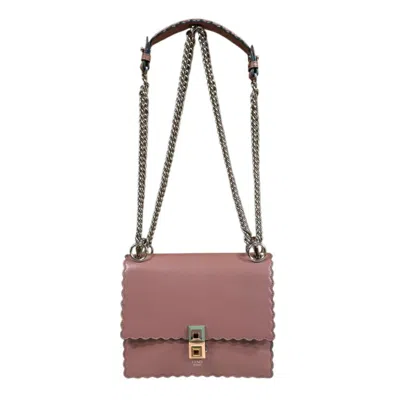 Pre-owned Fendi Pink Leather Shoulder Bag ()