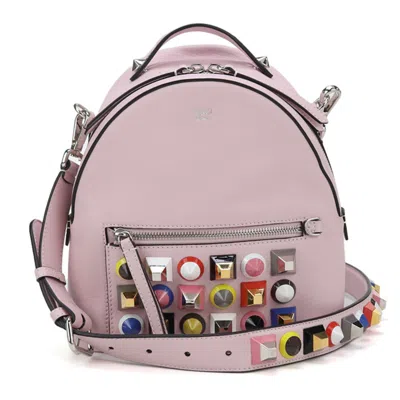 Pre-owned Fendi Pink Leather Shoulder Bag ()