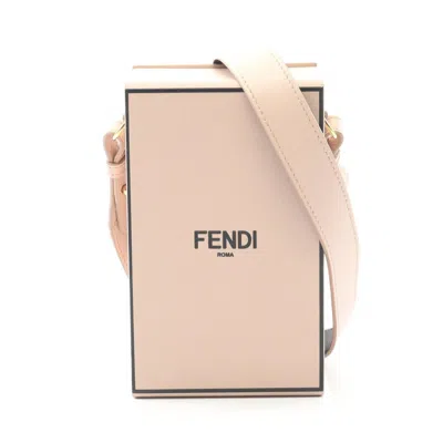 Pre-owned Fendi Pink Leather Shoulder Bag ()