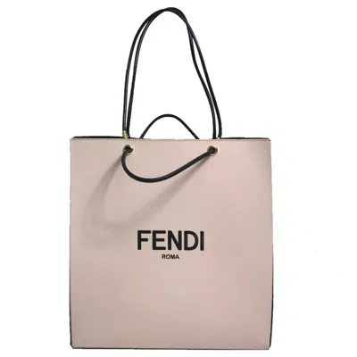 Pre-owned Fendi Pink Leather Tote Bag ()