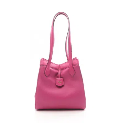 Pre-owned Fendi Pink Leather Tote Bag ()