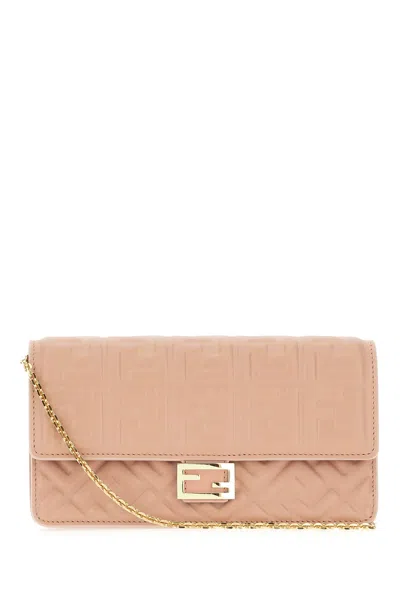 Fendi Pink Nappa Leather Wallet