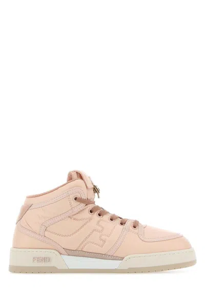 FENDI FENDI PINK NYLON BAGUETTE SNEAKERS