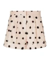 Fendi Pink Printed Taffeta Shorts In Multi