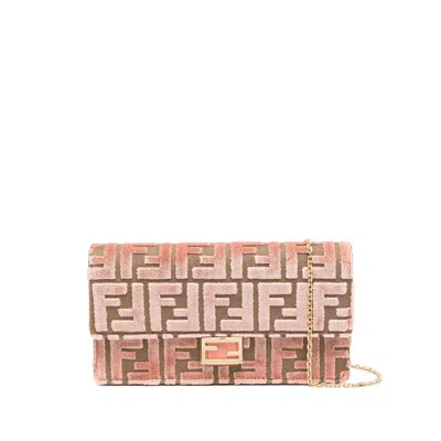 Fendi Pink Satchels & Cross Body Bags Women