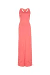 Fendi Satin Belted Long Dress