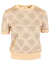 Fendi Embroidered Floral Pattern Viscose Sweater