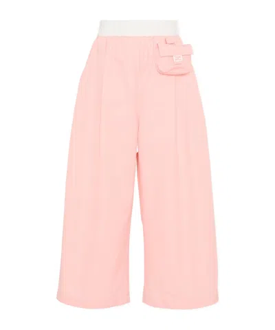 Fendi Pink Shorts For Girl With Baguette