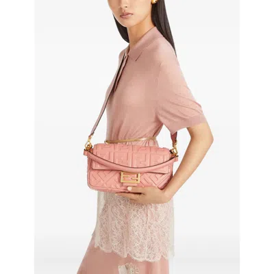 Fendi Pink Shoulder Bags Women
