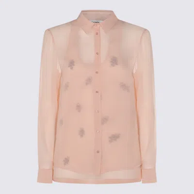Fendi Pink Silk Shirt
