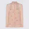 Fendi Pink Silk Shirt