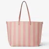 Fendi Women Roll Large Striped Tote Bag
