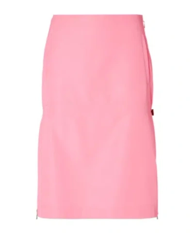 Fendi Pink Technical Viscose Skirt
