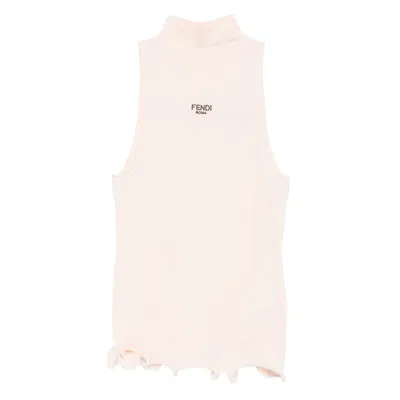 FENDI FENDI PINK TOPS - VESTS & TANK TOPS WOMEN