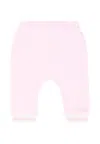 Fendi Pink Trousers For Baby Girl With Logo In Pink