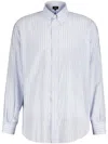 Fendi Pinstriped Shirt In Blue