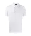 Fendi White Piqué Polo Shirt In White