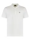 Fendi Ff Polo Shirt In White