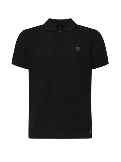 Fendi Black Polo Shirts Men