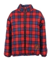 Fendi Plaid Cotton Jacket In Red