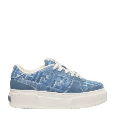 FENDI FENDI MATCH PANELLED LOW-TOP SNEAKERS