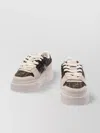 Fendi Platform Sole Jacquard Sneakers