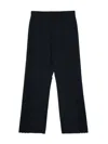 Fendi Pleat-detail Trousers In Blau
