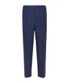 Fendi Straight-leg Tailored Trousers In Blue