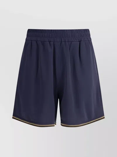 FENDI PLEATED REFINED SHORTS ELASTICATED WAIST