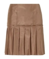 Fendi Pleated Skirt In Brown